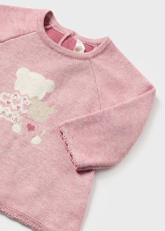 Completo 3 pezzi tricot neonata