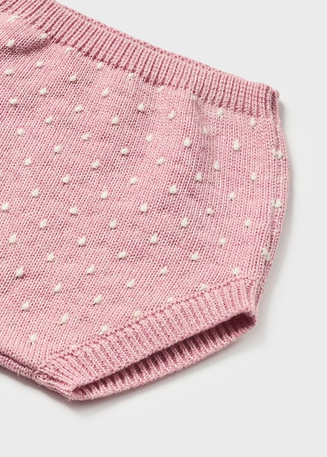 Completo 3 pezzi tricot neonata