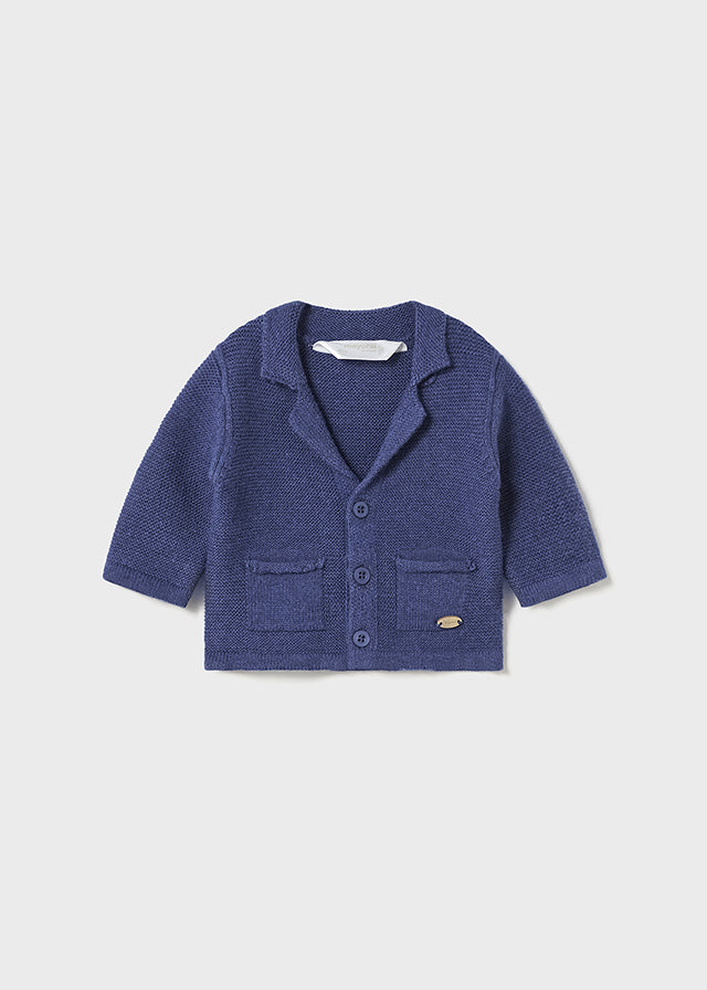 Cardigan modello giacca tricot neonato