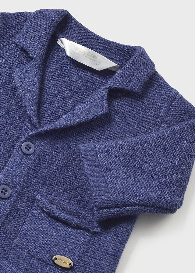 Cardigan modello giacca tricot neonato