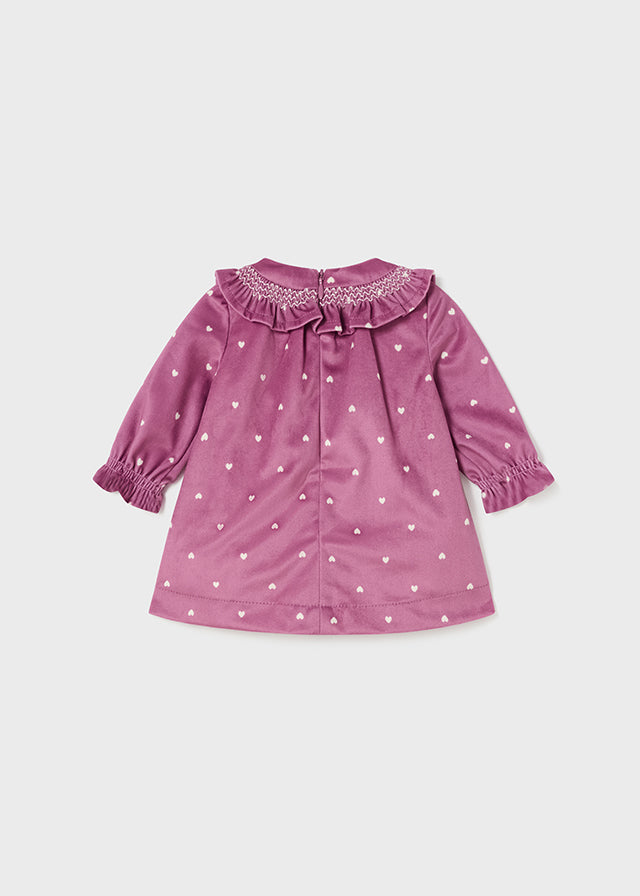 Vestito velluto neonata Mayoral