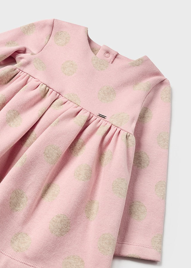Vestito stampato jacquard baby femmina