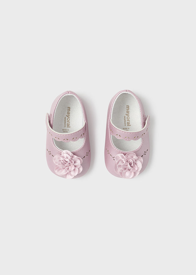 Ballerine a fiori neonata