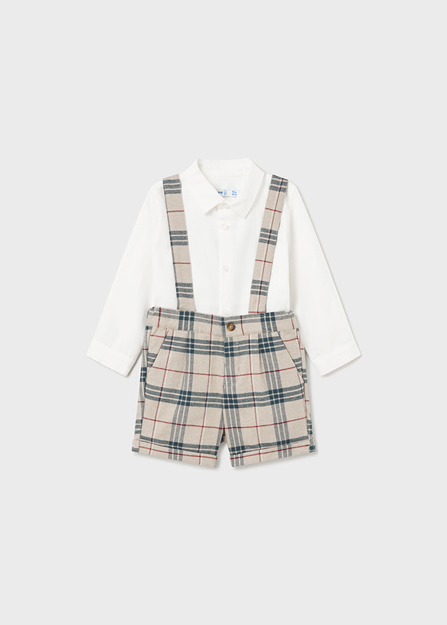 Completo pantaloncino e camicia baby maschio