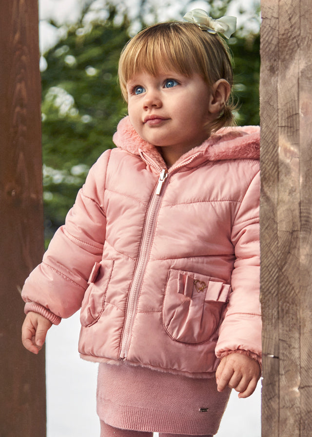 Giubbotto reversibile baby femmina