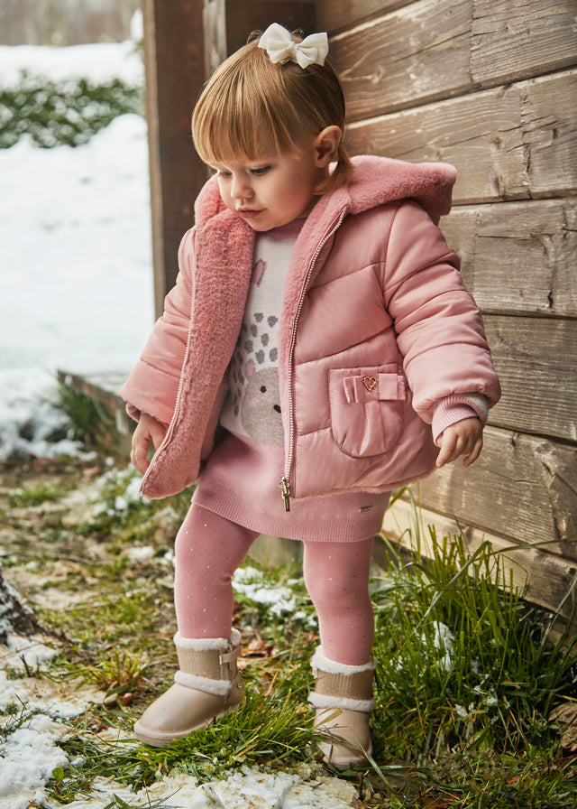 Giubbotto reversibile baby femmina