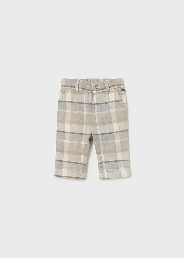 Pantalone quadri neonato