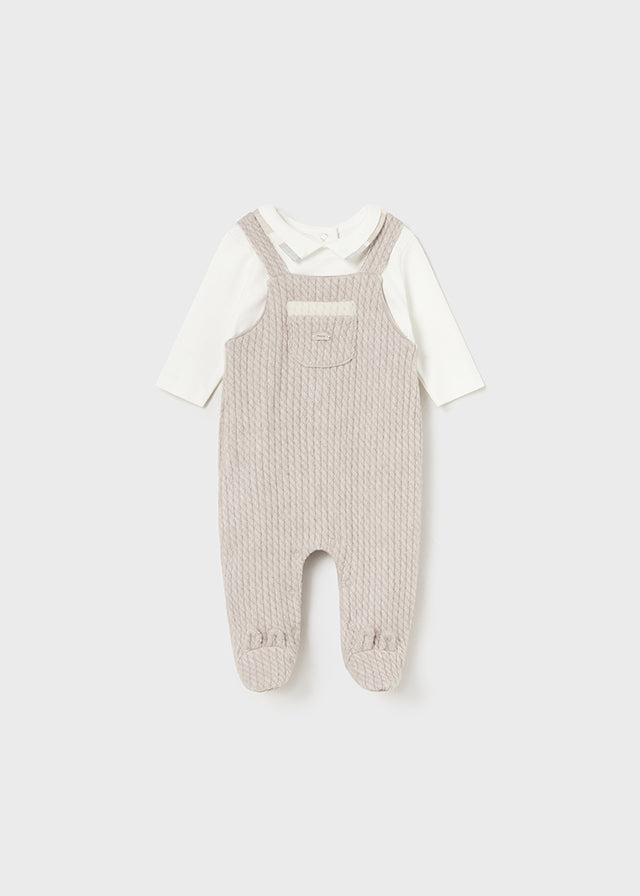 Completo pagliaccetto e giacca neonato