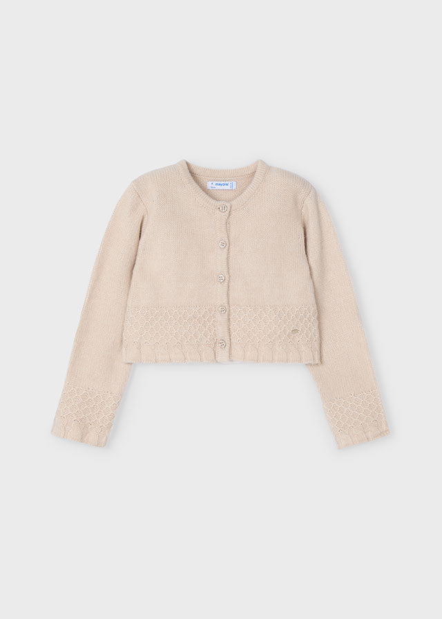 Cardigan in maglia bambina