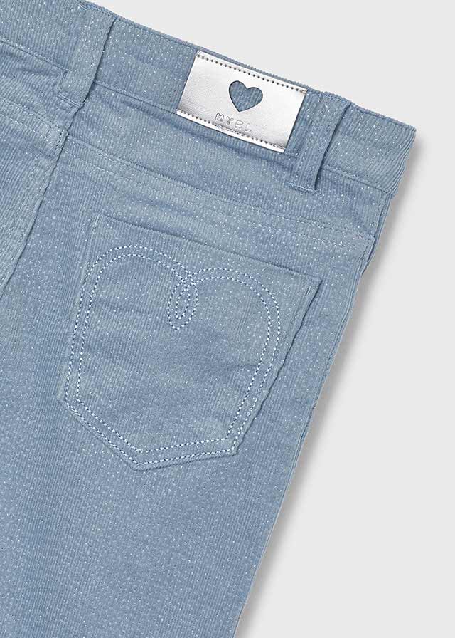 Pantalone velluto a costine bambina