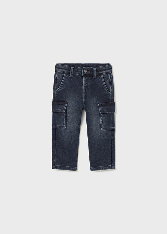 Jeans cargo baby maschio Mayoral