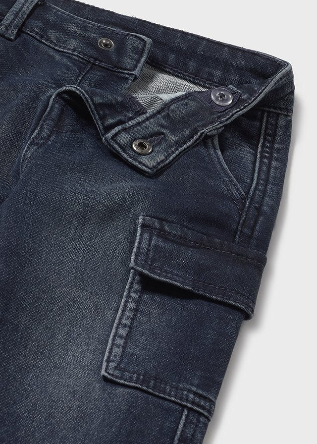 Jeans cargo baby maschio Mayoral