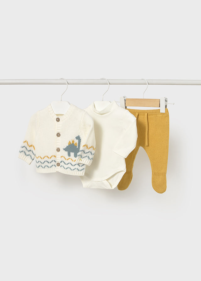 Completo 3 pezzi ghettina neonato Mayoral