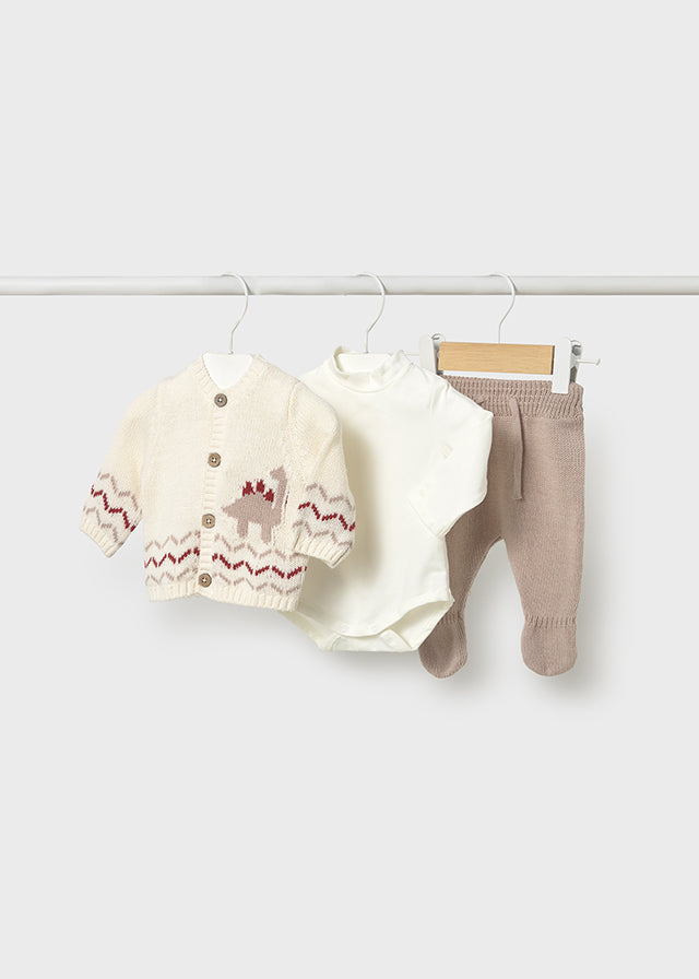 Completo 3 pezzi ghettina neonato Mayoral