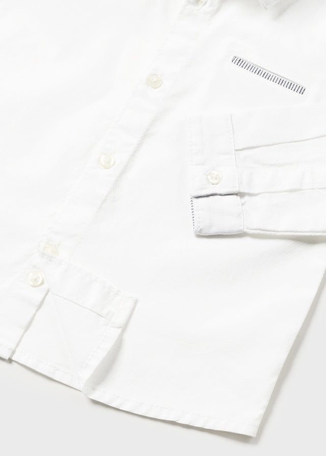 Camicia manica lunga con papillon baby maschio