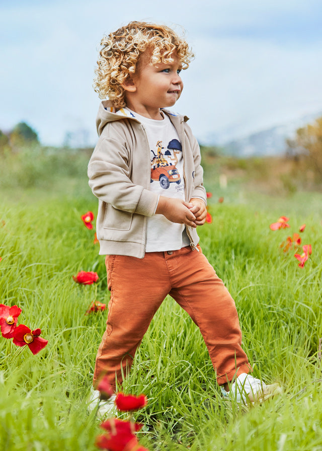 Pantalone chino di lino baby maschio