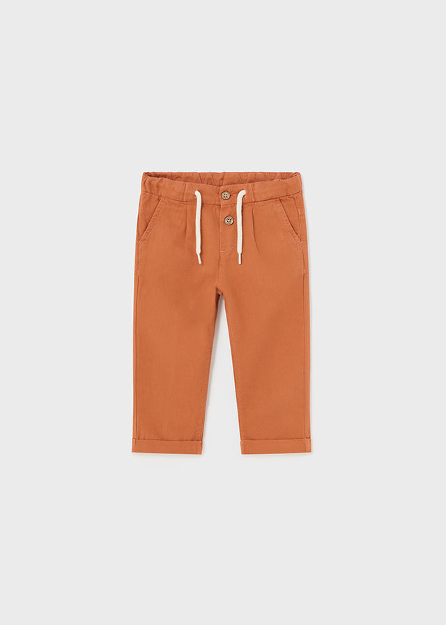 Pantalone chino di lino baby maschio
