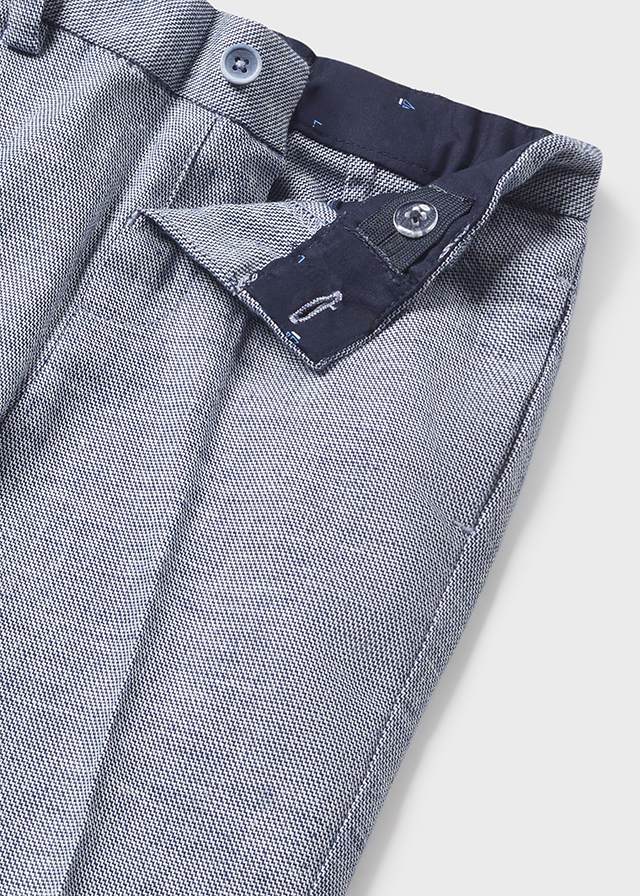 Pantalone chino cerimonia lino baby maschio