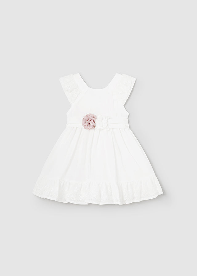 Vestito cerimonia con fusciacca baby femmina