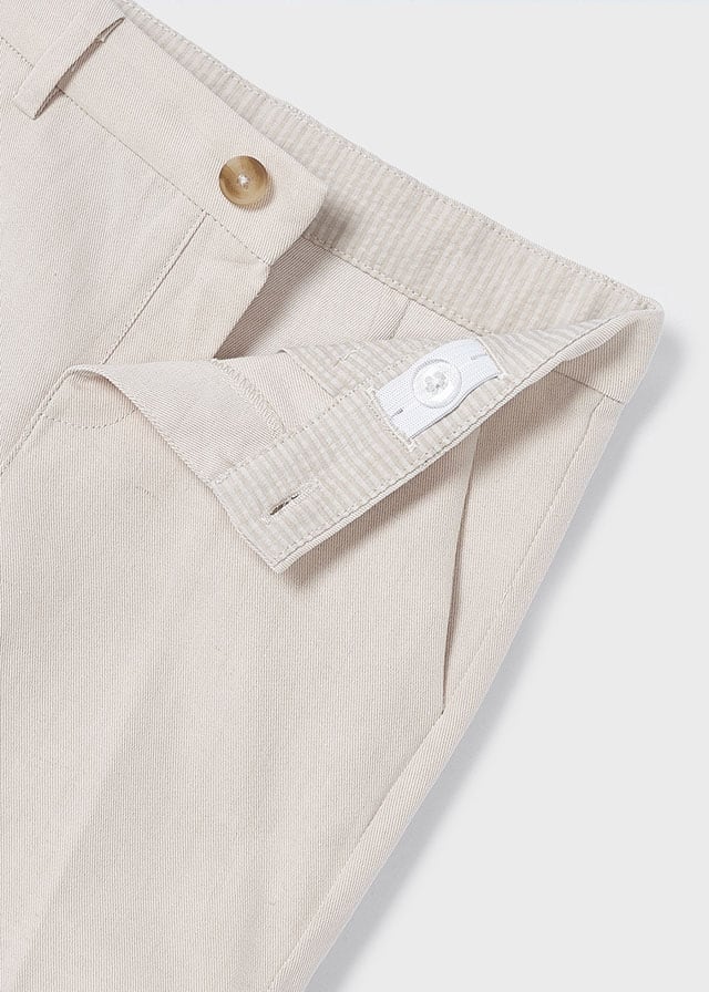 Bermuda chino di lino bambino