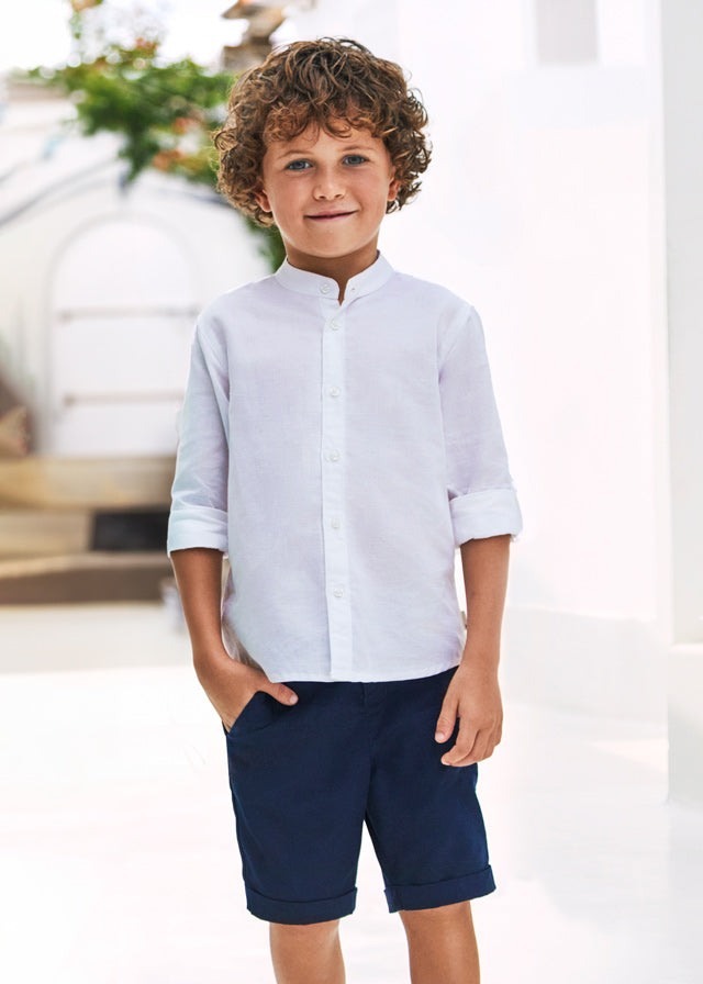 Bermuda chino di lino bambino