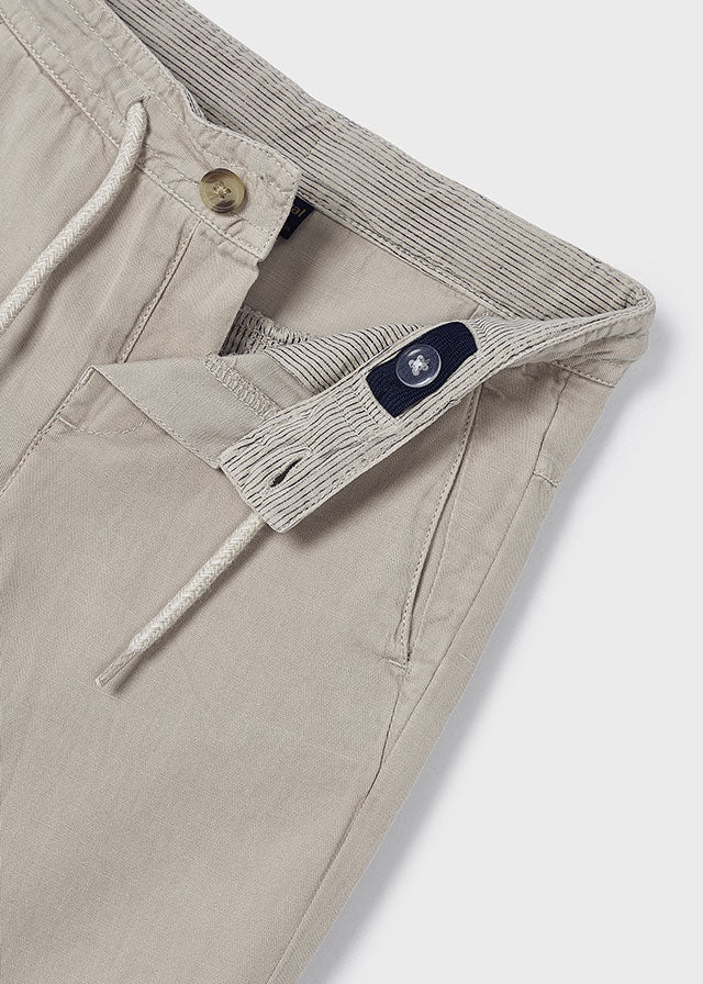 Pantalone chino lino bambino