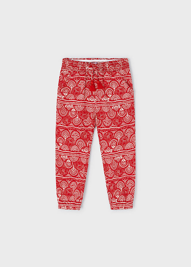 Pantalone lungo stampato bambina