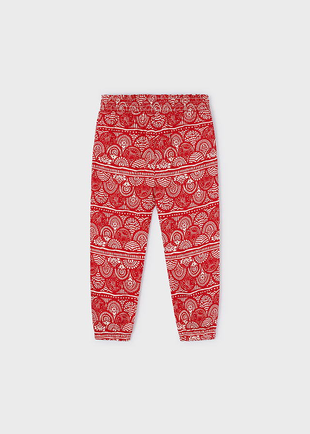 Pantalone lungo stampato bambina