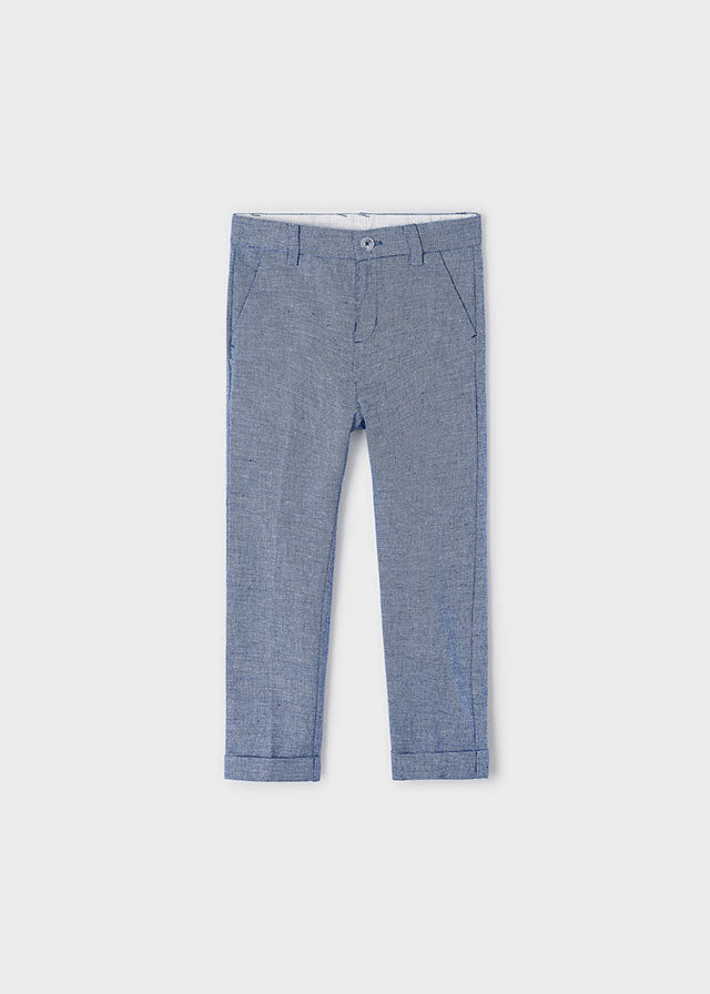 Pantalone chino lino bambino