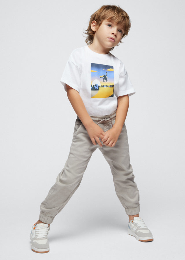 Pantalone skater di cotone bambino