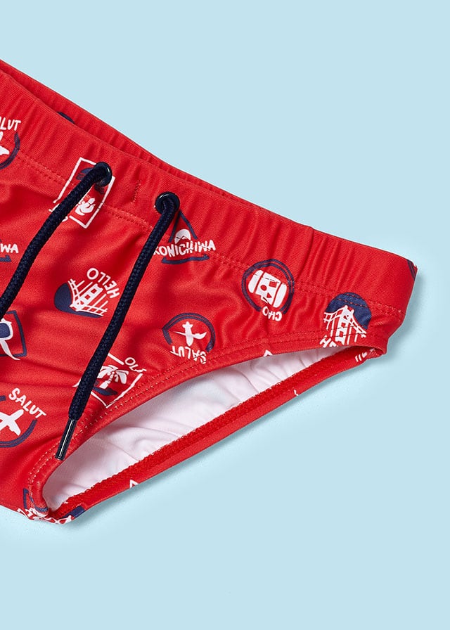 Costume slip stampato bambino
