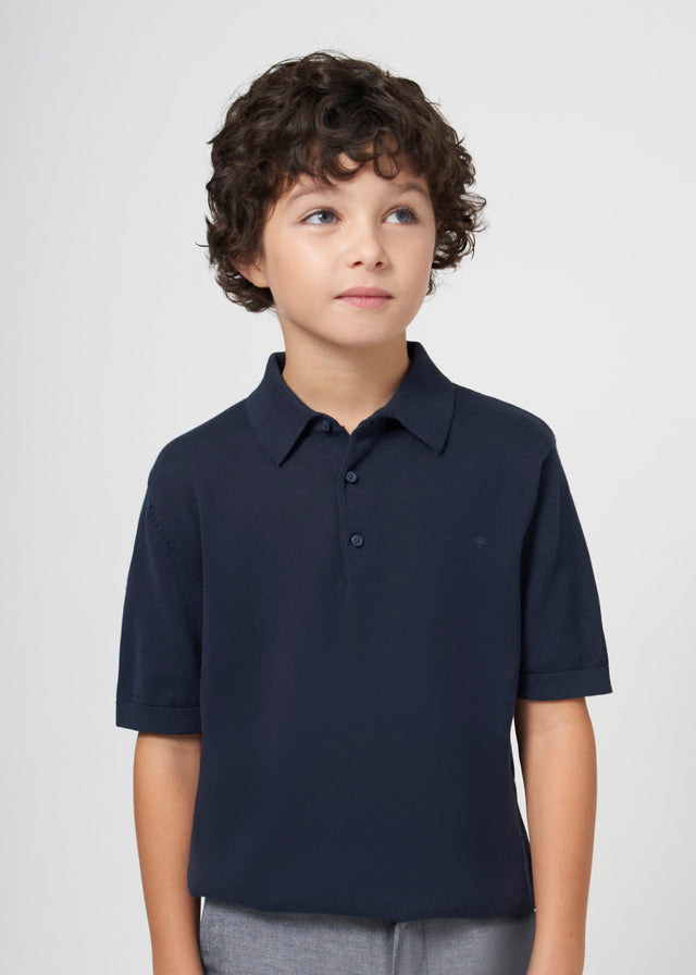 Polo tricot di cotone ragazzo