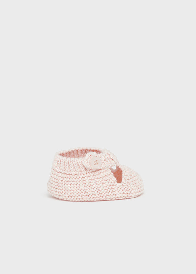 Scarpine tricot cotone neonata