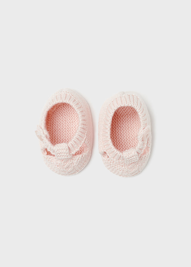 Scarpine tricot cotone neonata