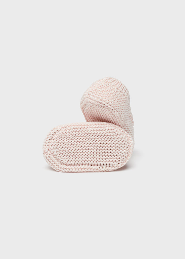 Scarpine tricot cotone neonata