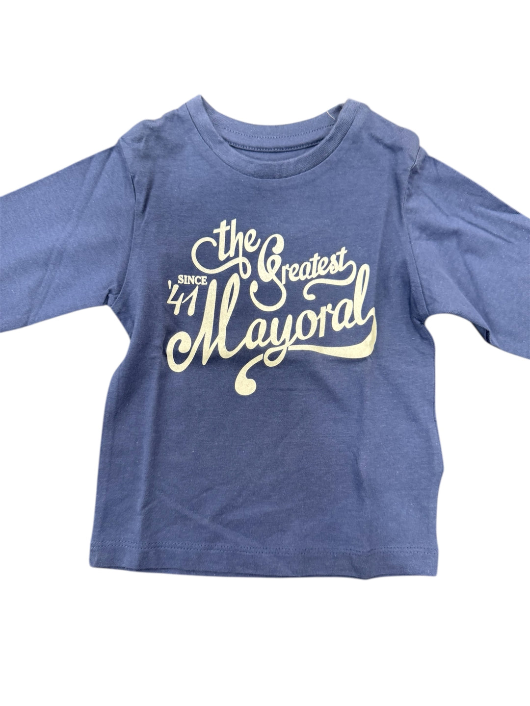 Maglietta manica lunga blu mayoral neonato