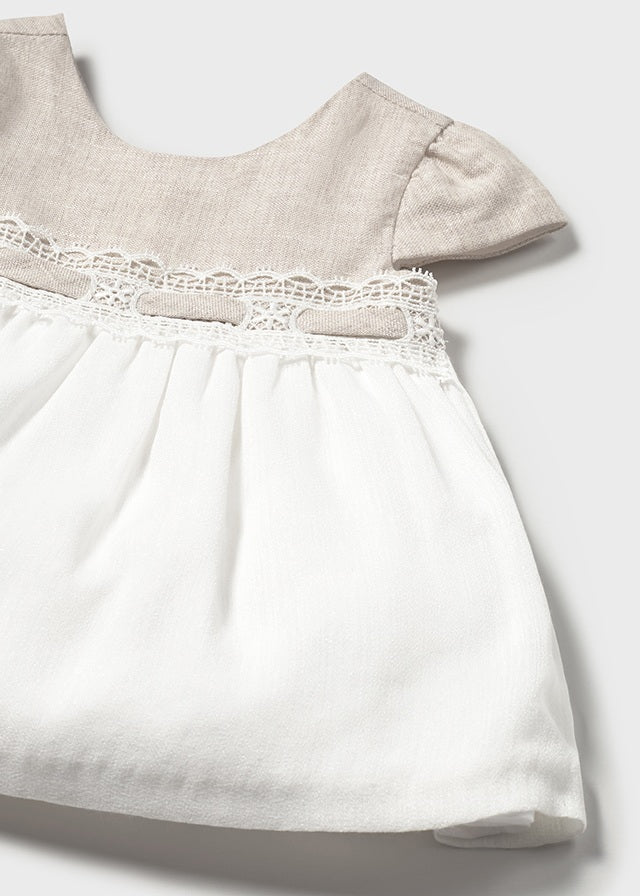 Vestito con copri pannolino cerimonia neonata