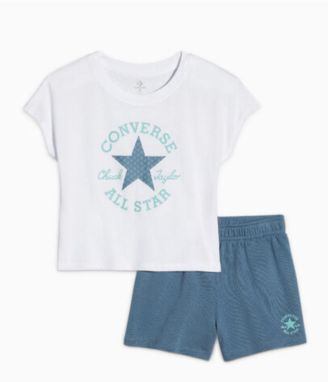 Set maglietta con grafica e pantaloncino baby femmina