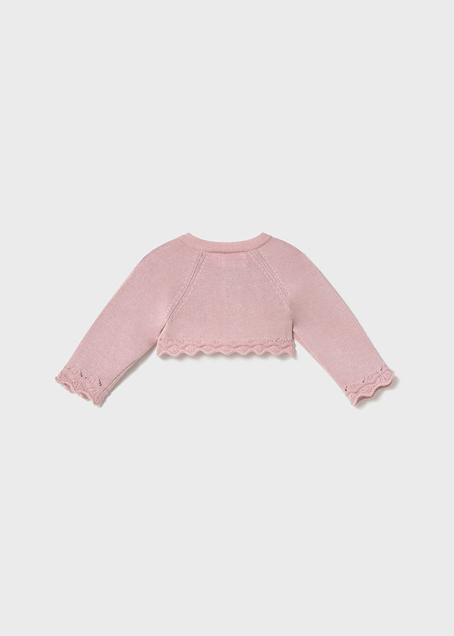 Cardigan tricot basico neonata