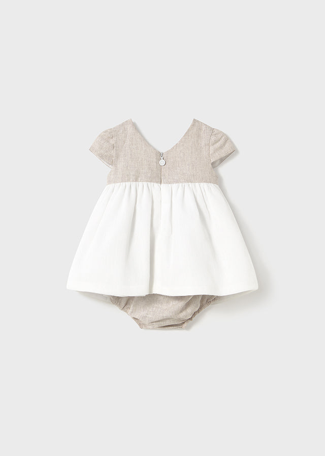 Vestito con copri pannolino cerimonia neonata