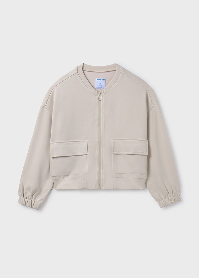 Girl's sweatshirt with zip pockets