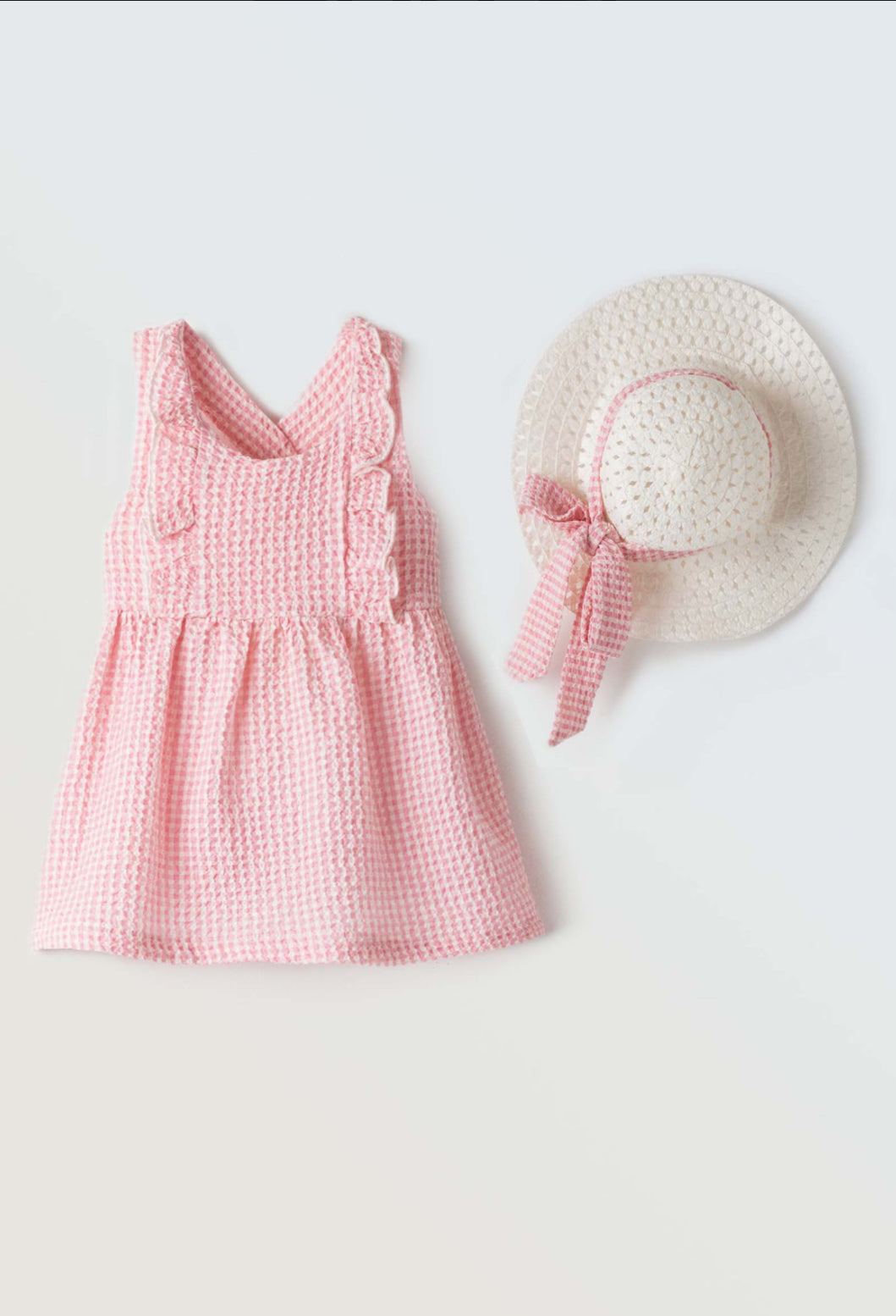 Vestito con cappello baby femmina