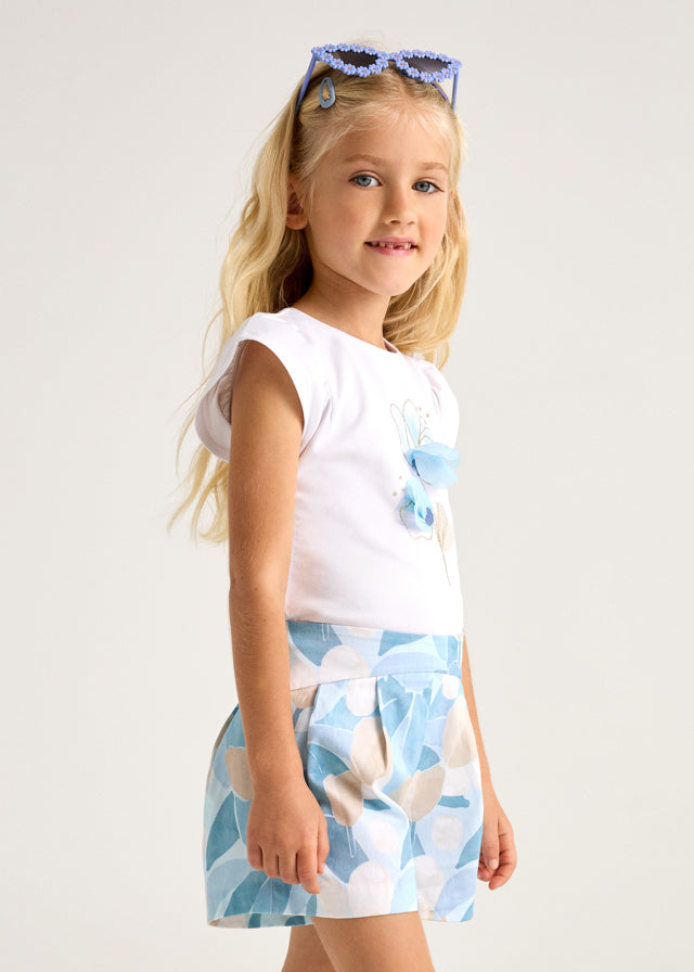 Pantaloncino stampato bambina