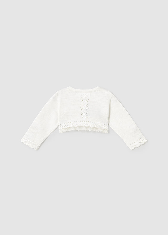 Cardigan tricot cerimonia neonata