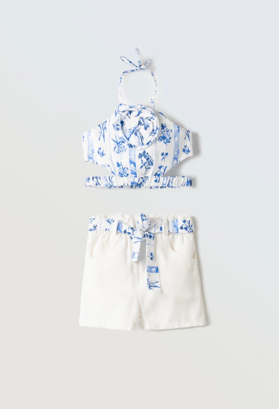 Girl's top and shorts set