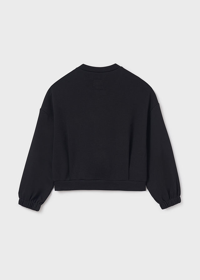 Girl's sweatshirt with zip pockets