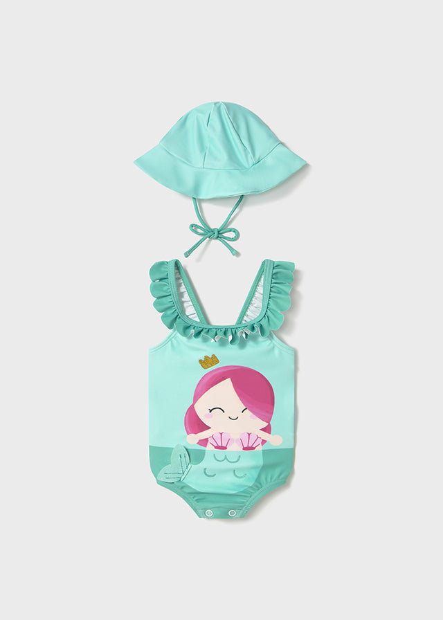 Costume con cappello neonata