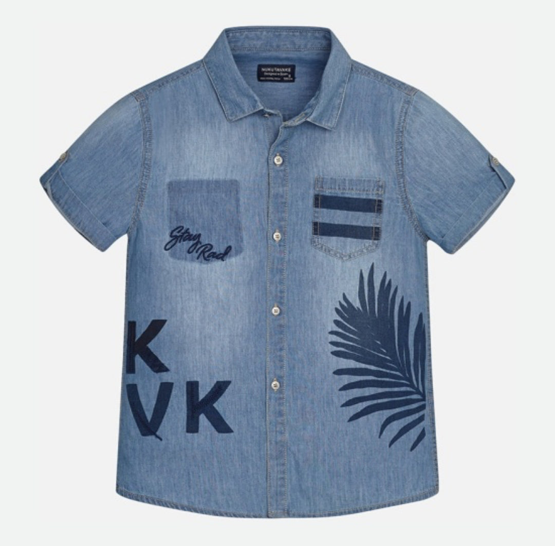Camicia a maniche corte ragazzo Mayoral