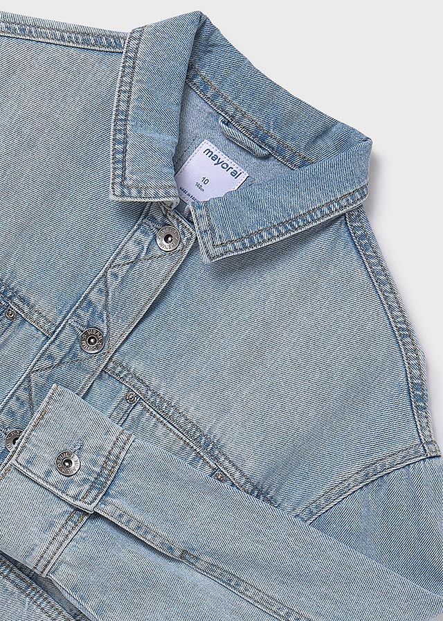 Girl's short denim jacket