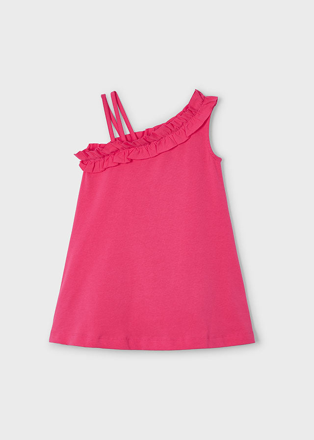 Vestito asimmetrico casual bambina